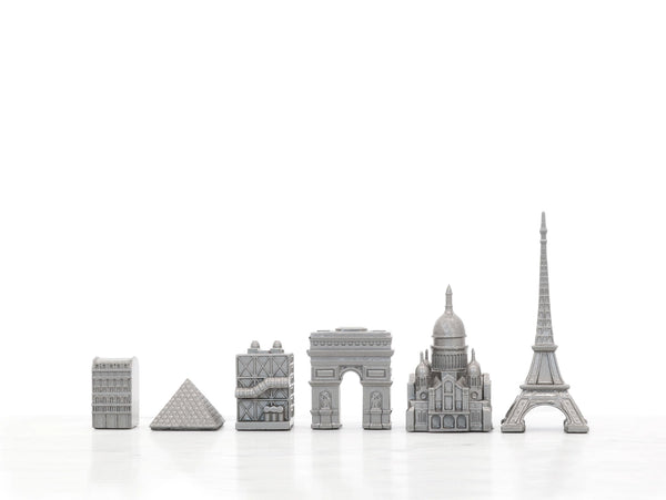 Paris Edelstahl Edition | Skyline Premium Schach Set